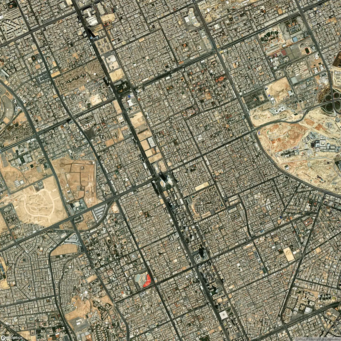 Satellite view of Riyadh